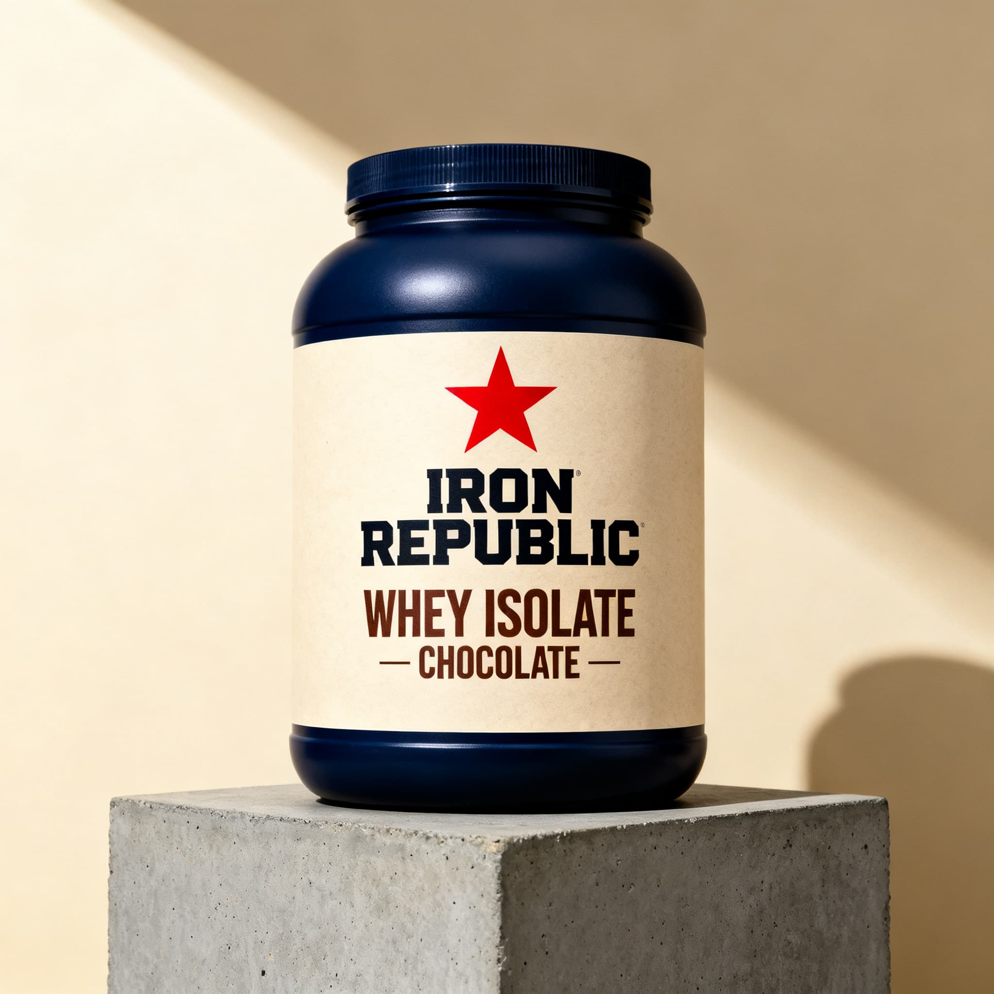 Iron Republic Whey Isolate Chocolate tub