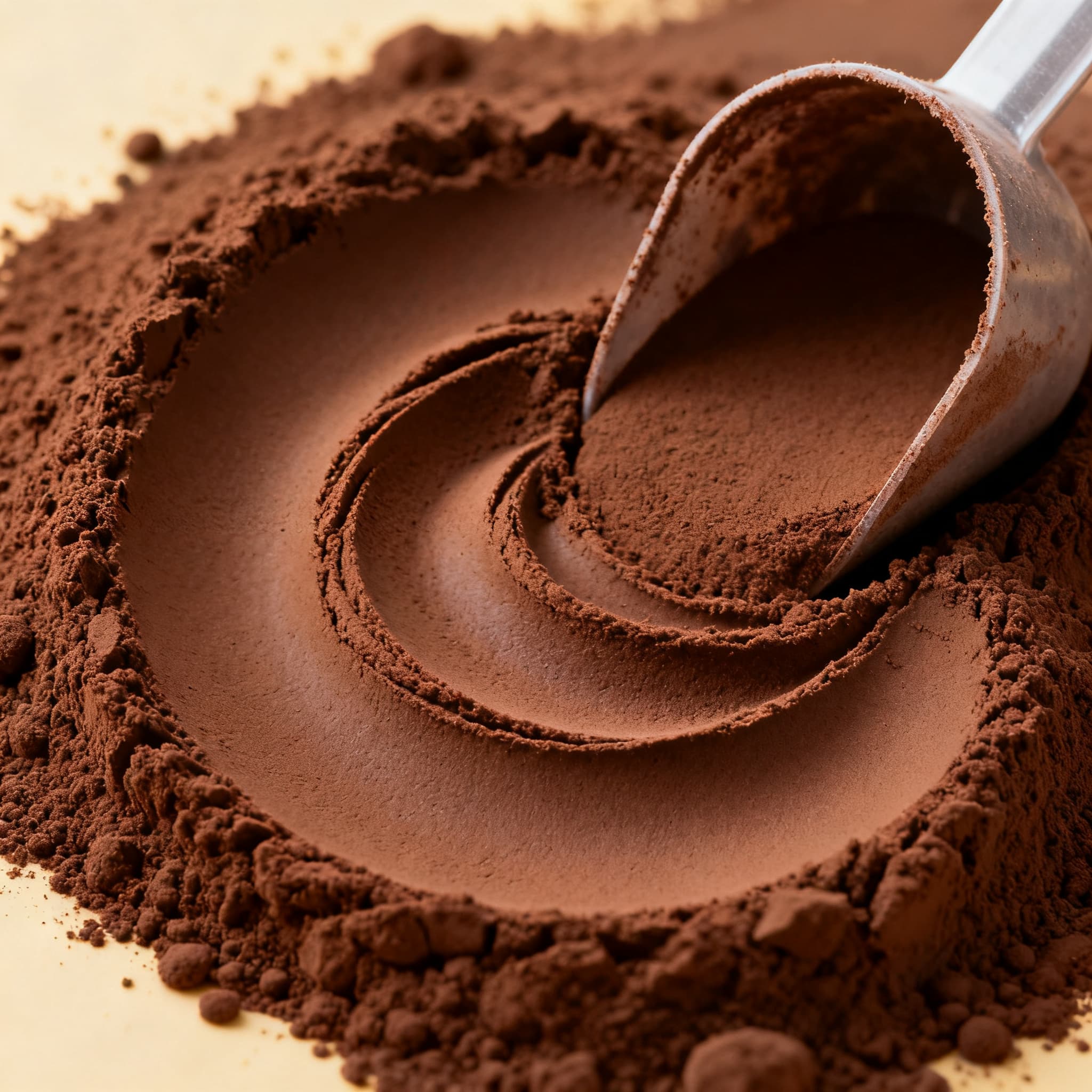 Chocolate whey protein powder texture